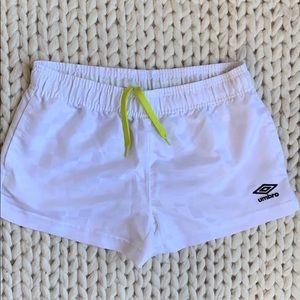 Umbro Athletic Checkerboard Shorts White Sz Small